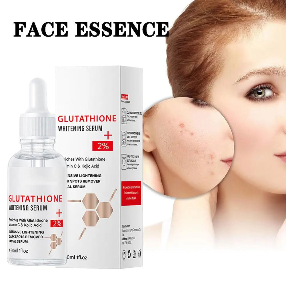 Kojic Acid Facial Serum Dark Spots Remove Whitening Brightening Essence Improve Roughness Moisturizing for Sensitive Skin Care